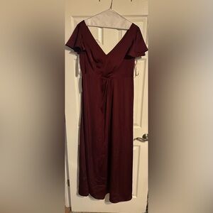 Azazie Soren Stretch Satin Dress Az5302764